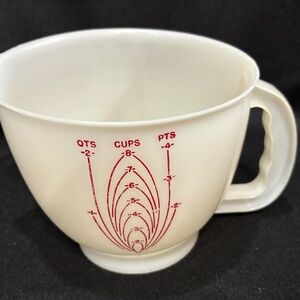 Vintage TUPPERWARE Mix N Stor Measuring Pitcher Spout No Lid #500-1